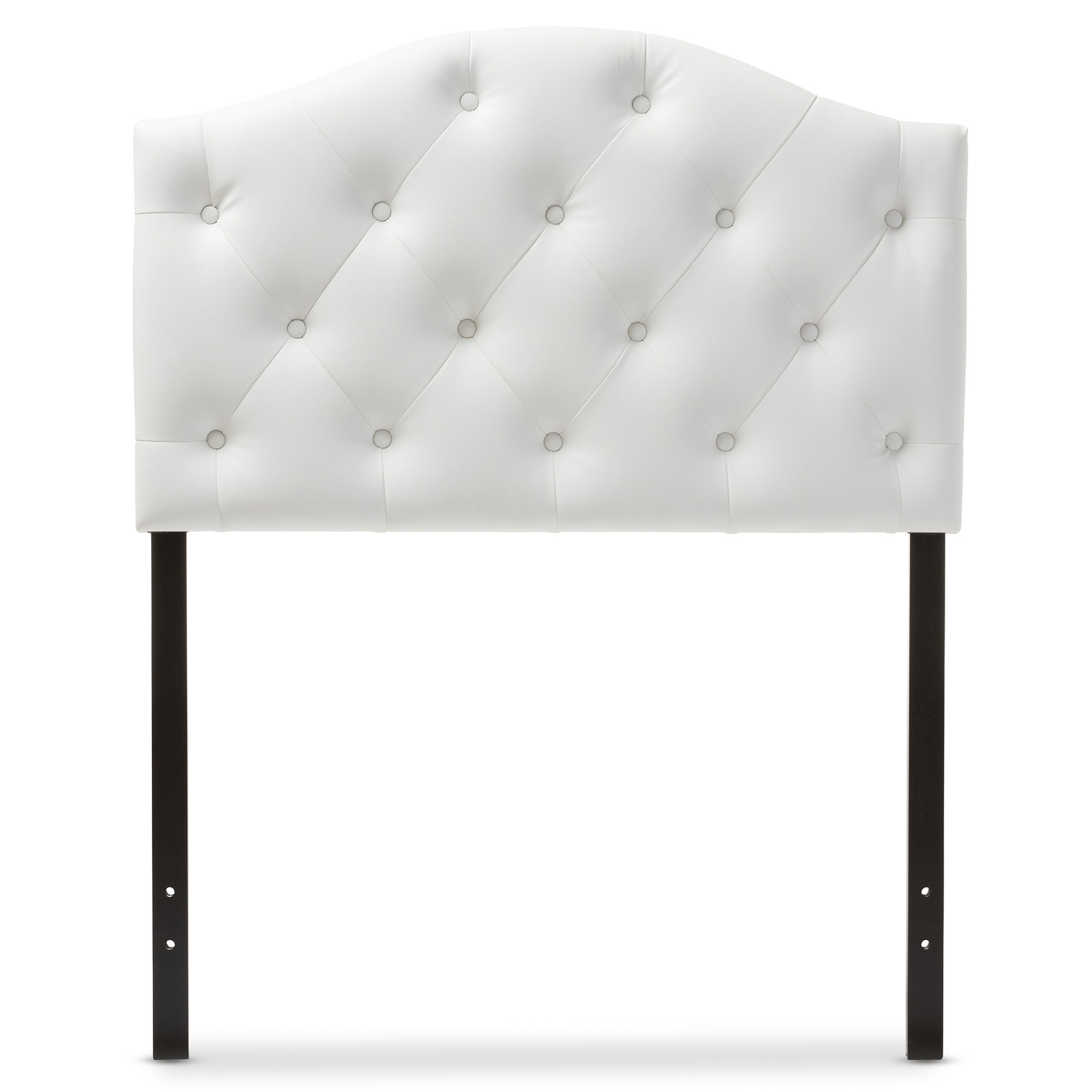 Baxton Studio Myra Modern and Contemporary White Faux Leather